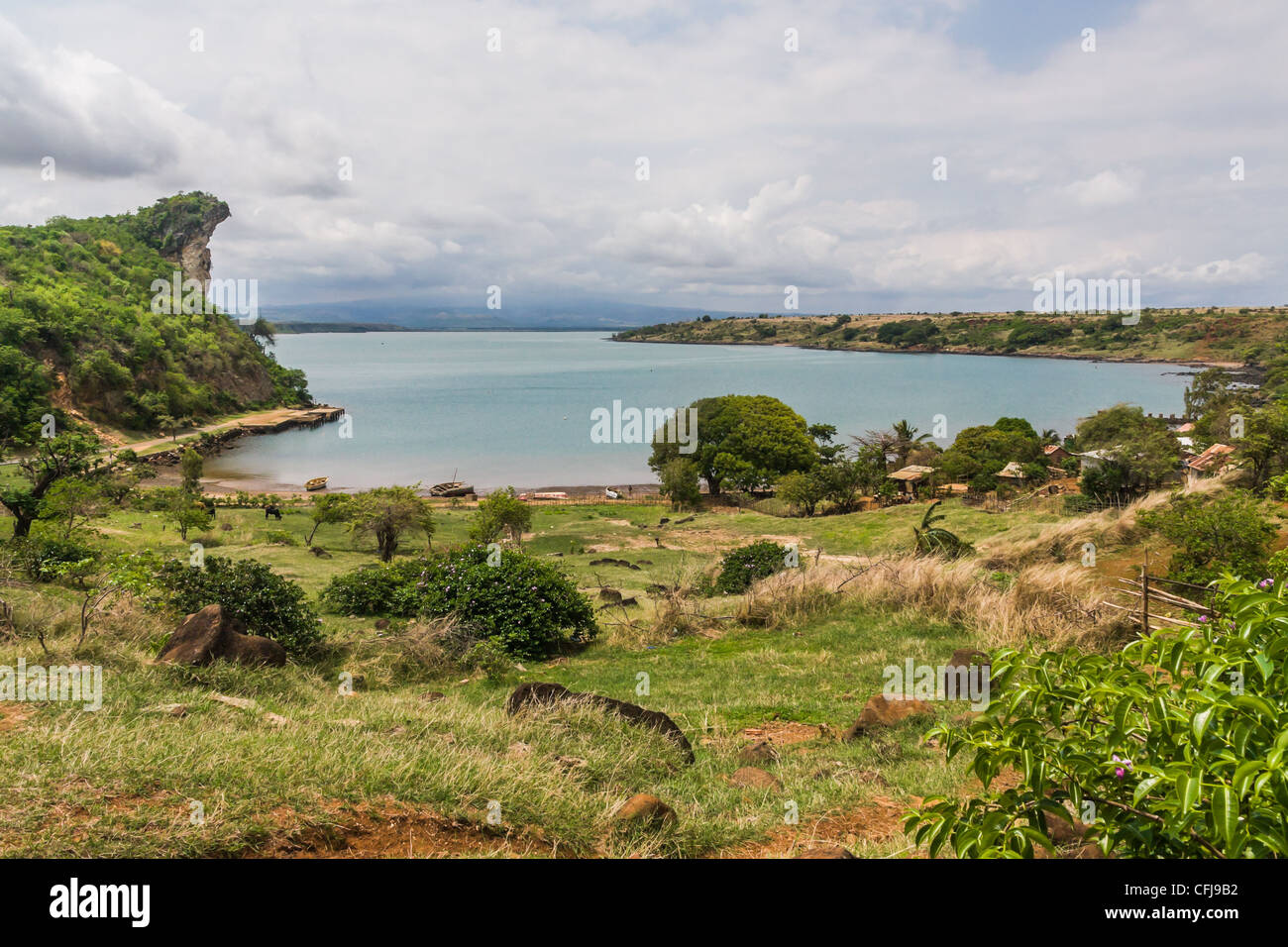 The Antsiranana bay, north of Madagascar Stock Photo