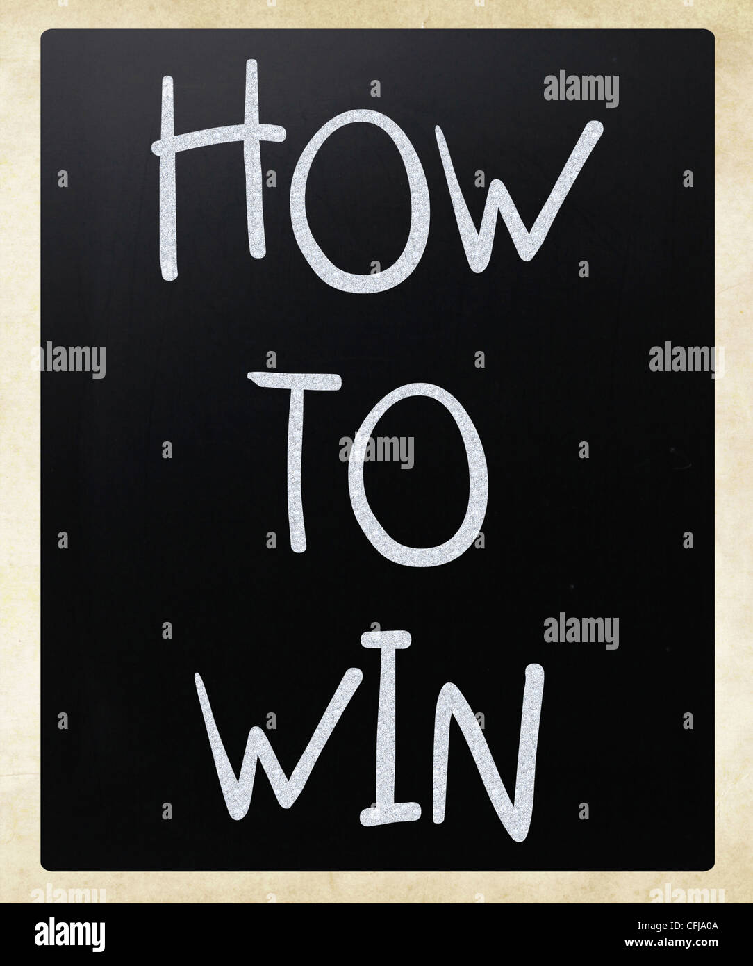 Text handwritten with white chalk on a blackboard Stock Photo - Alamy