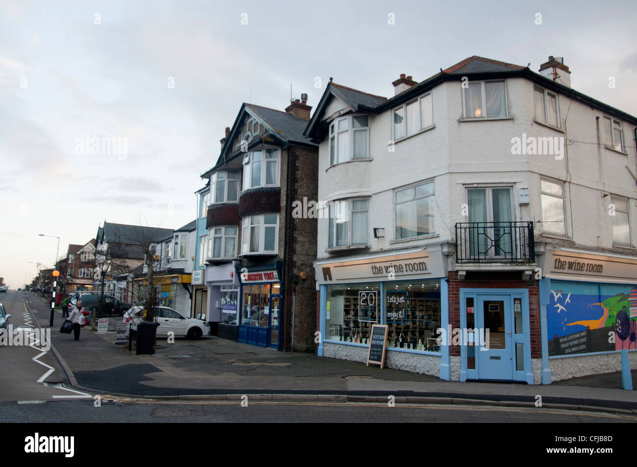 Tankerton High Street Kent England UK Stock Photo Alamy