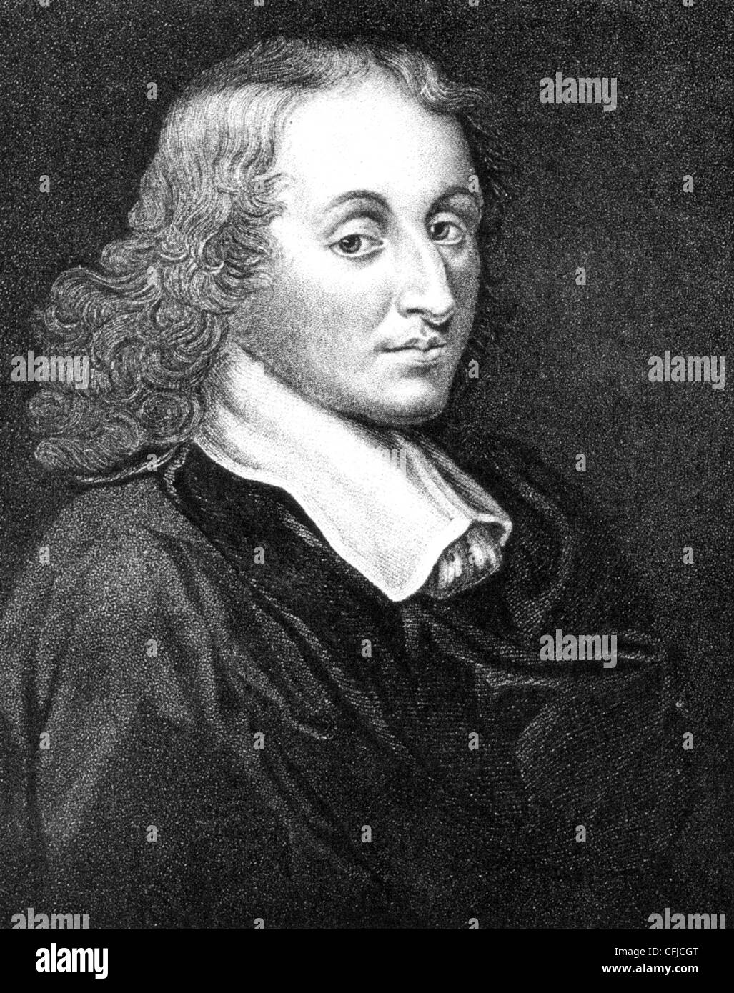 BLAISE PASCAL (1623-1662) French mathematician and philosopher Stock Photo