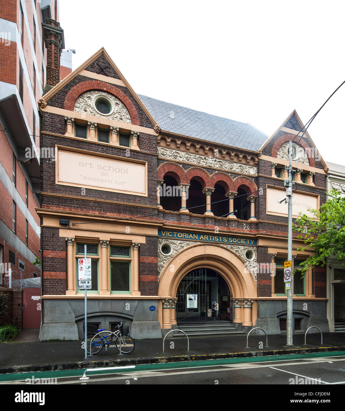 Victorian Artists Society Building, 430 Albert Street, East Melbourne, Victoria, Australia Stock Photo