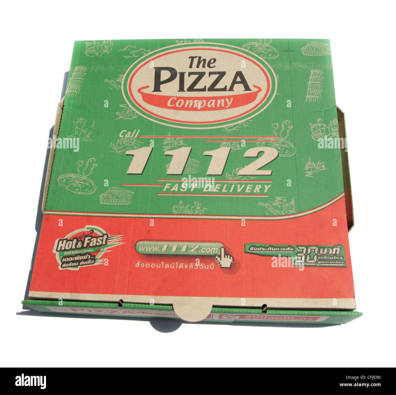The pizza company , Pizza box Stock Photo Alamy