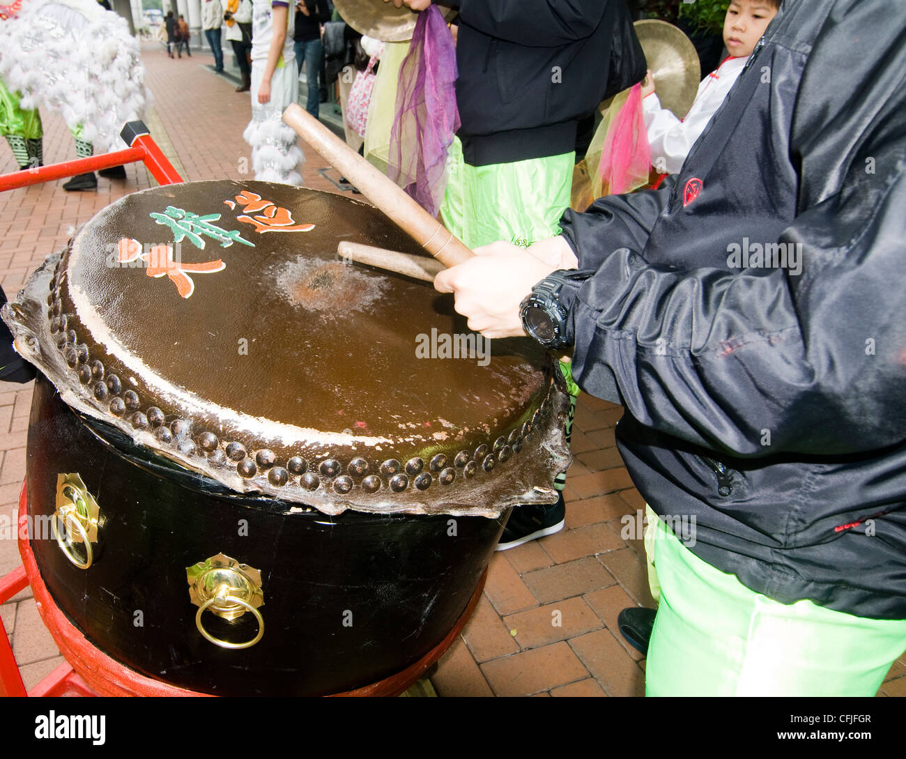chinese new year drumming music