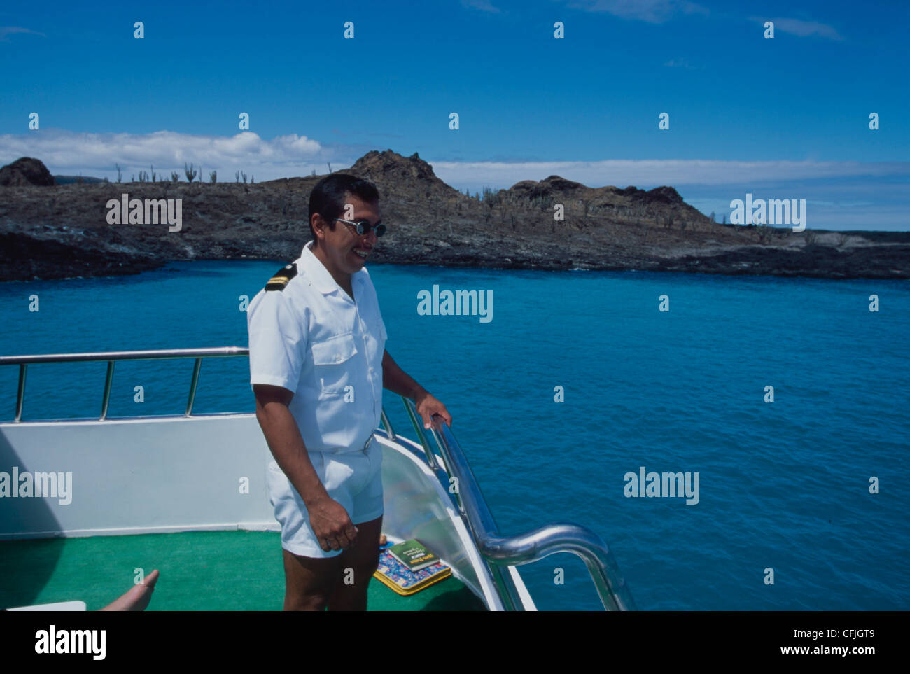 Galapagos Yacht Cruise Guantanamera Stock Photo