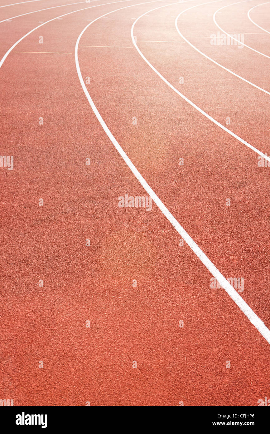 Running track Stock Photo