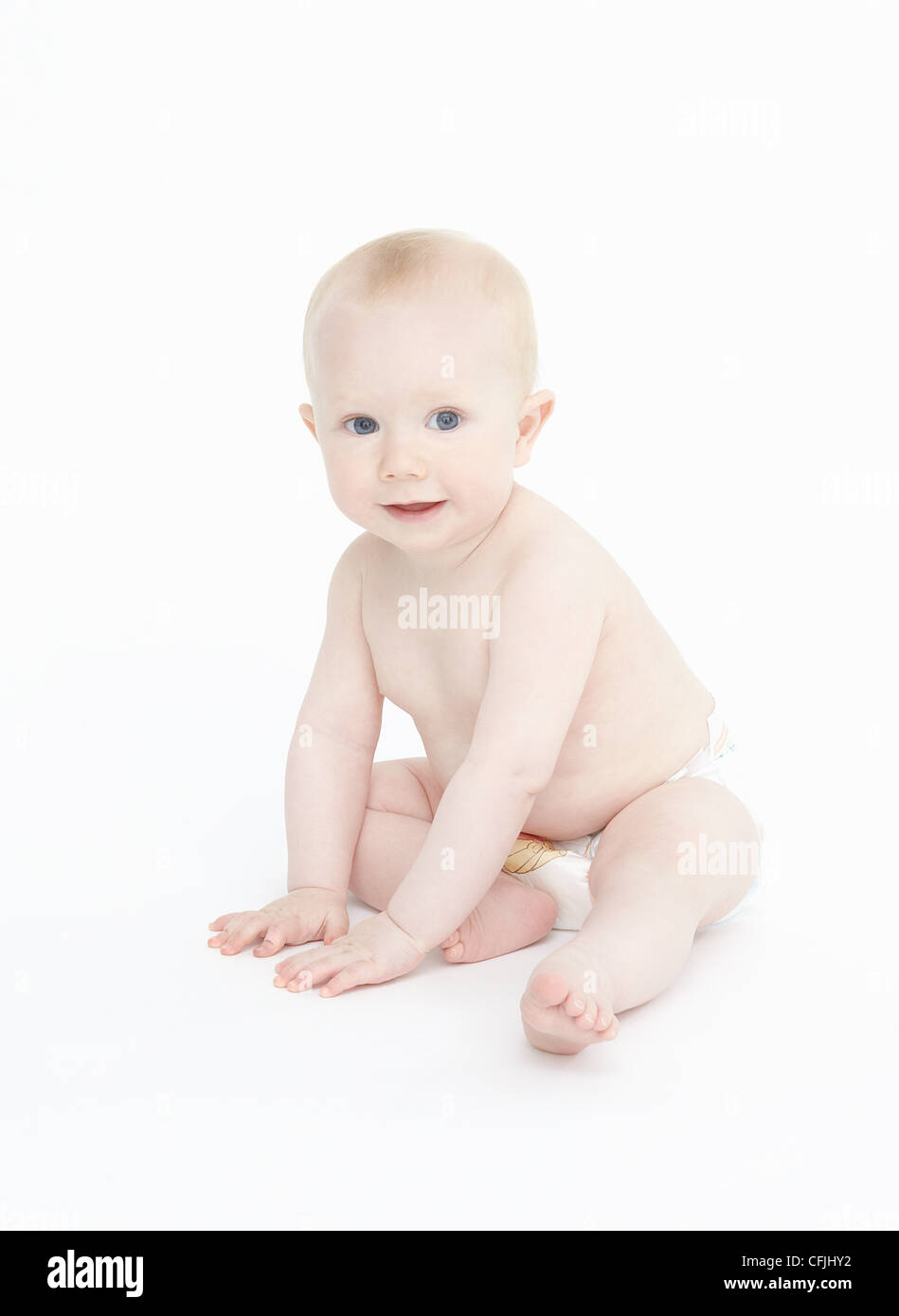 Portrait of a baby boy Stock Photo