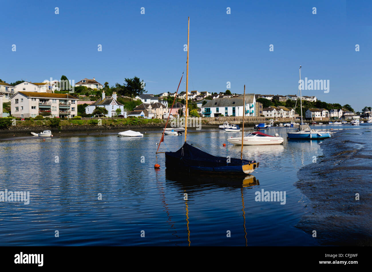 Town Quay, The Kingsbridge estuary, Kingsbridge, Devon, England, United