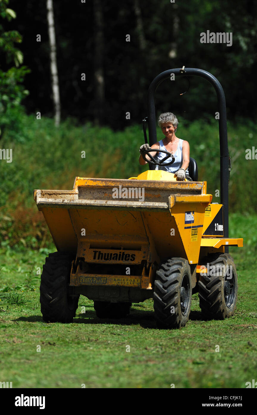 lady-truck-dumper-driver-hi-res-stock-photography-and-images-alamy