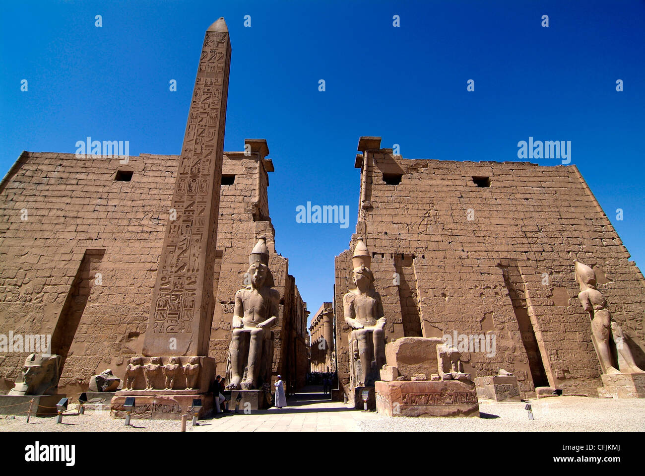 Luxor Temple, Luxor, Thebes, UNESCO World Heritage Site, Egypt, North Africa, Africa Stock Photo