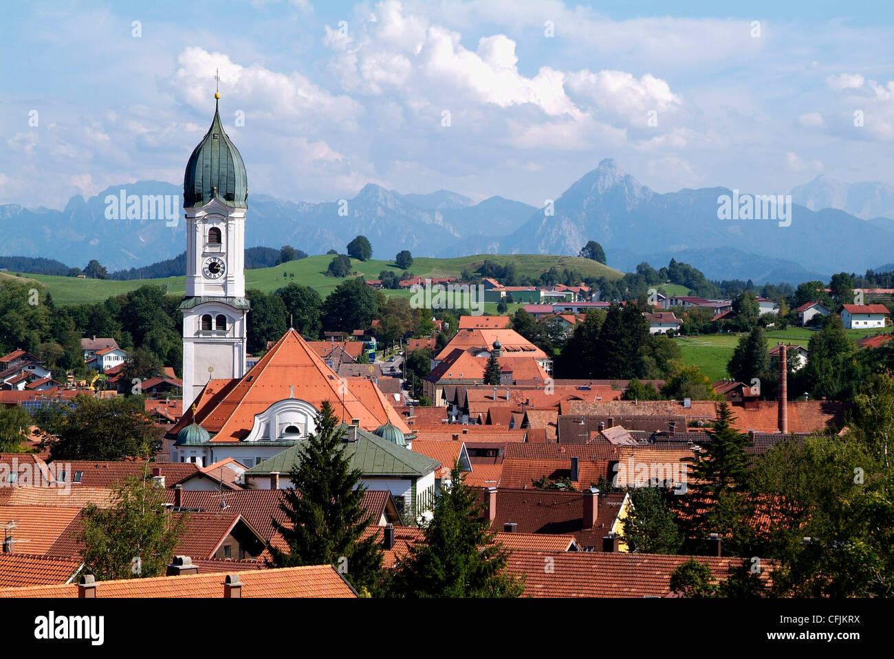 Nesselwang, Allgau, Bavaria, Germany, Europe Stock Photo