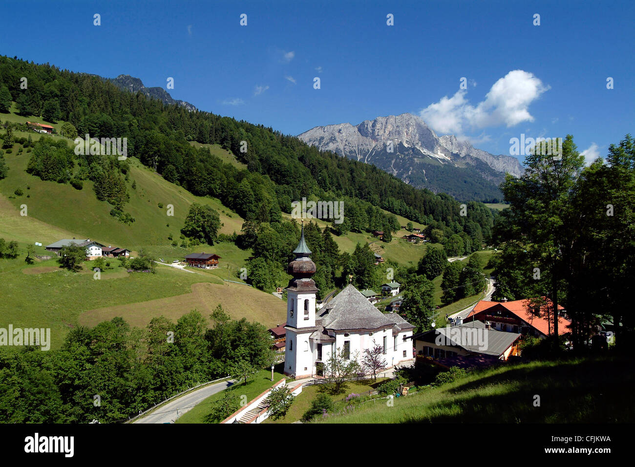 Maria Gern, Berchtesgadener Land, Bavaria, Germany, Europe Stock Photo