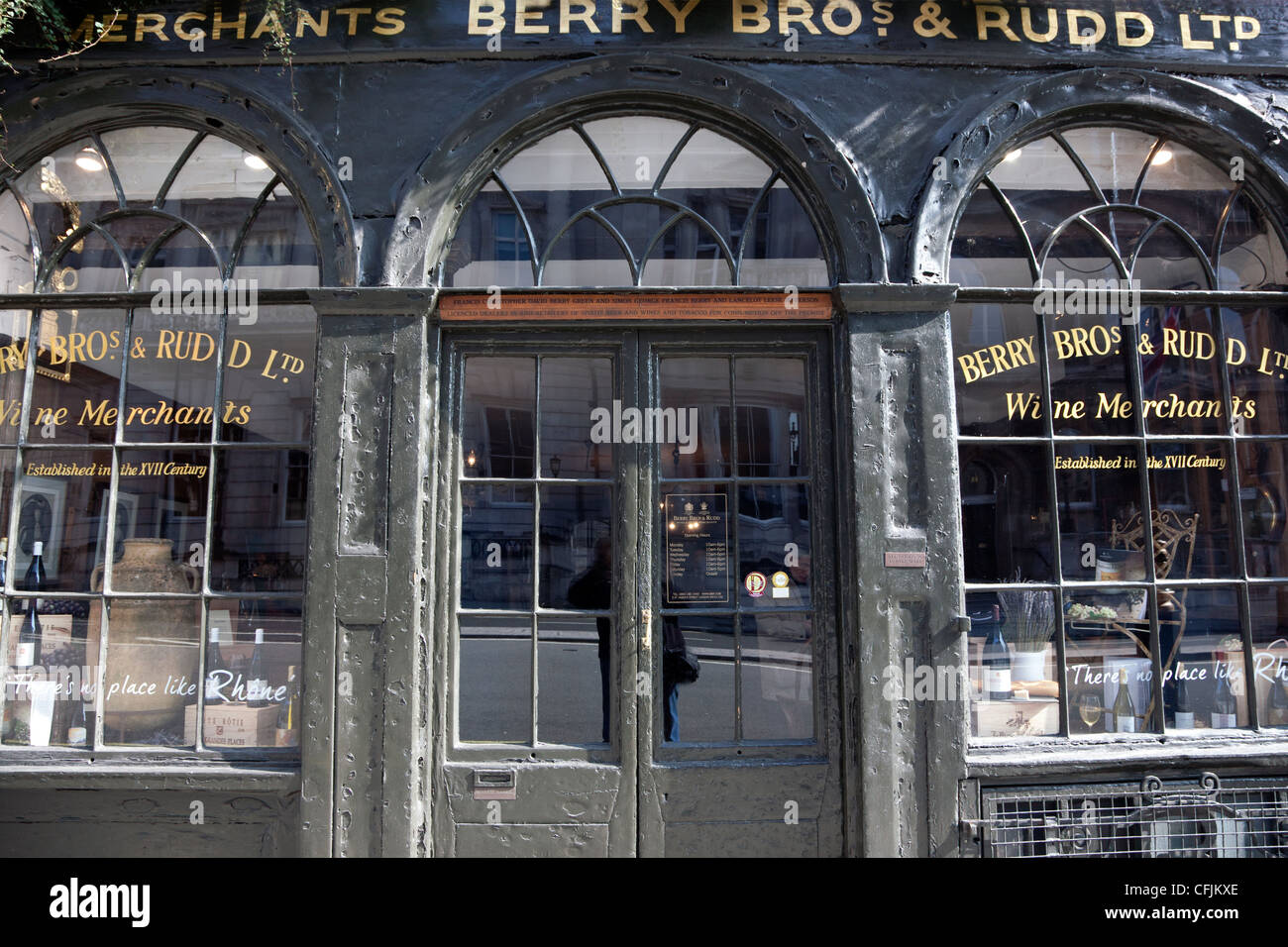 Berry Bros & Rudd wine merchants, St James's, London Stock Photo Alamy