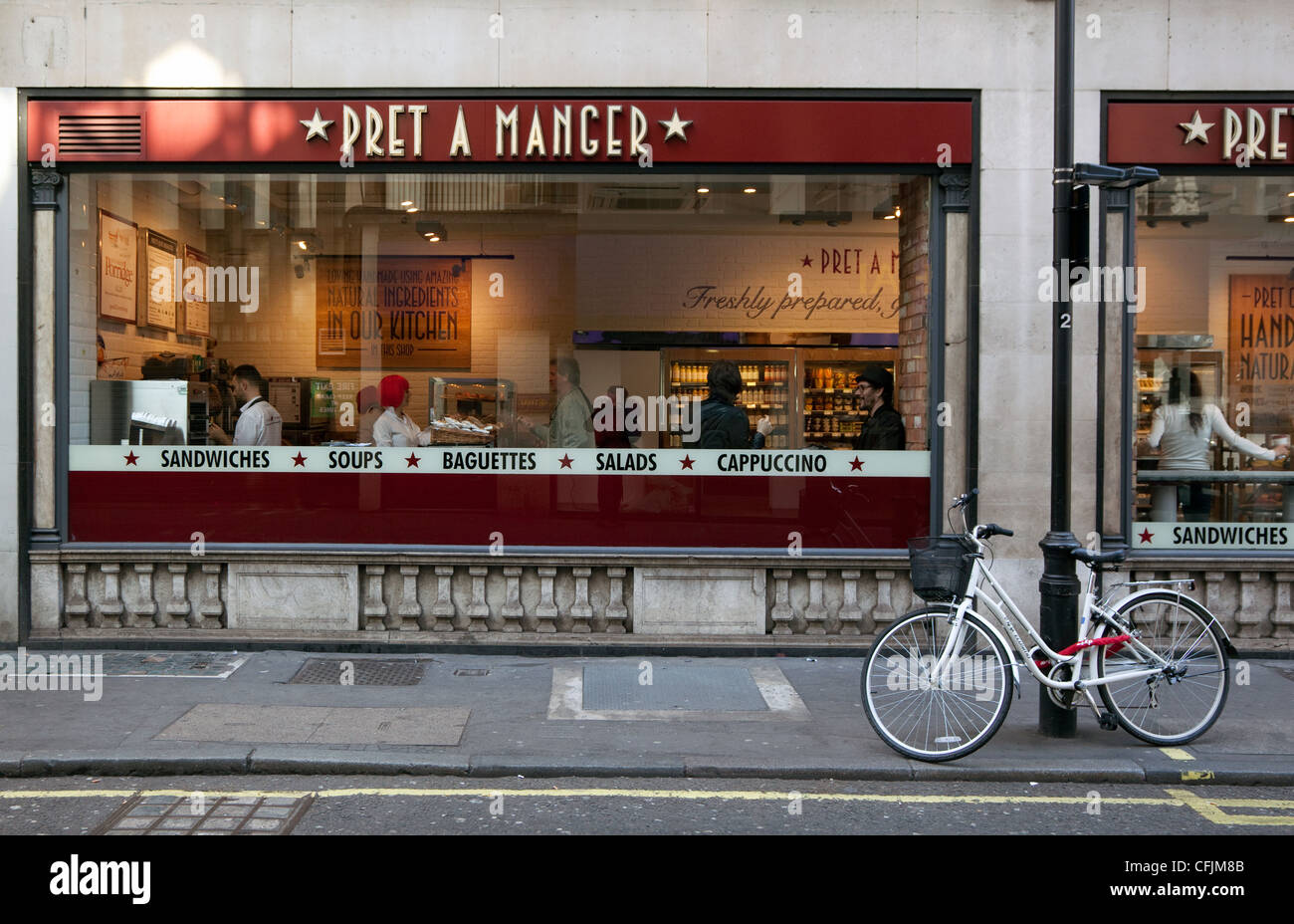 Branch of Pret A Manger in Central London Stock Photo