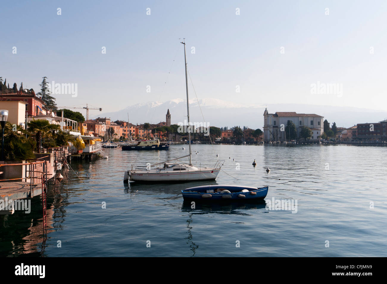 Toscolano-Maderno, Lake Garda, Lombardy, Italian Lakes, Italy, Europe Stock Photo