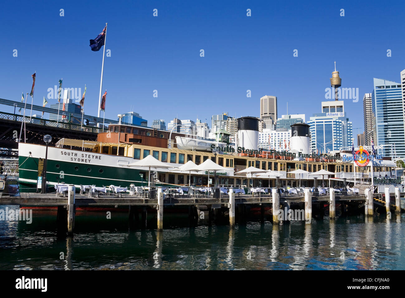 South Steyne Restaurant and Bar in Darling Harbour, Central Business District, Sydney, New South Wales, Australia, Pacific Stock Photo