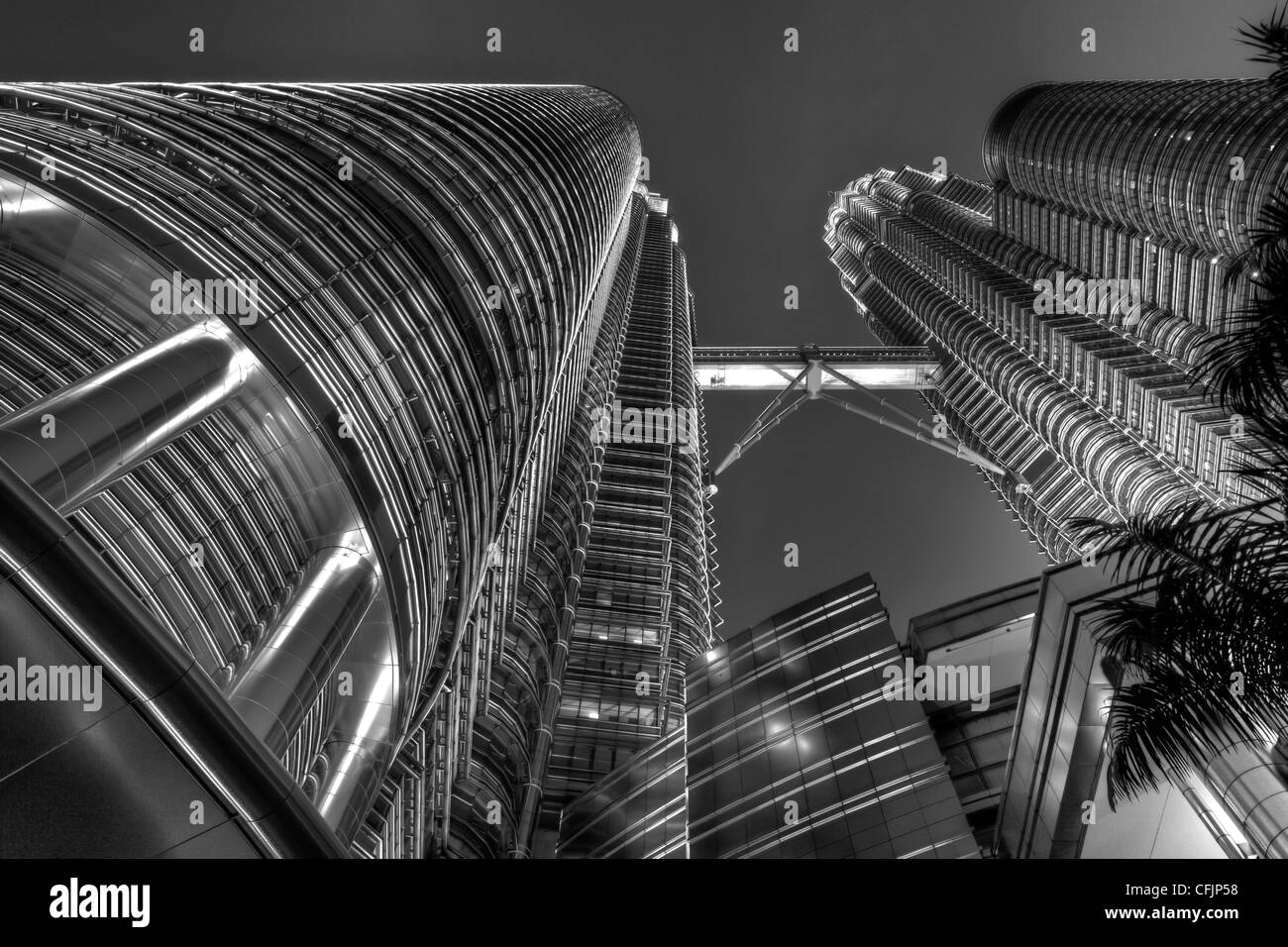Petronas twin towers Black and White Stock Photos & Images - Alamy