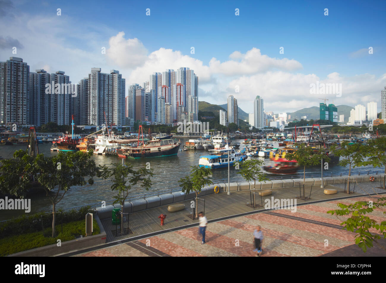 Aberdeen Harbour, Aberdeen, Hong Kong, China, Asia Stock Photo