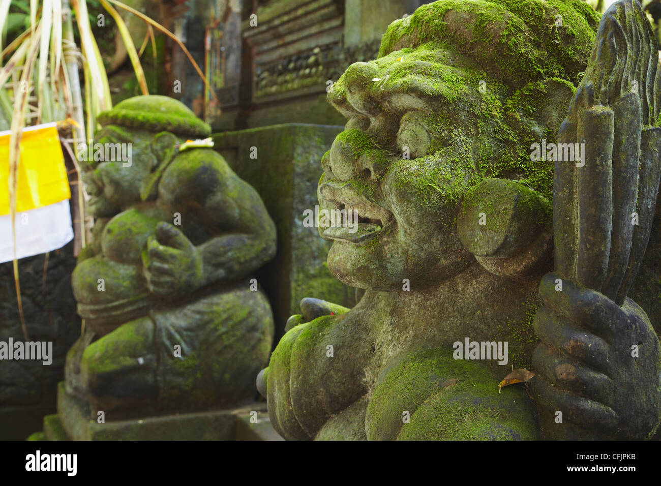 Statues in Monkey Forest, Ubud, Bali, Indonesia, Southeast Asia, Asia