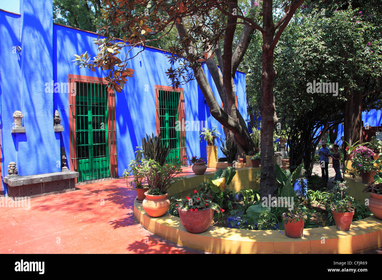 Frida Kahlo museum, Coyoacan, Mexico City, Mexico, North America Stock Photo