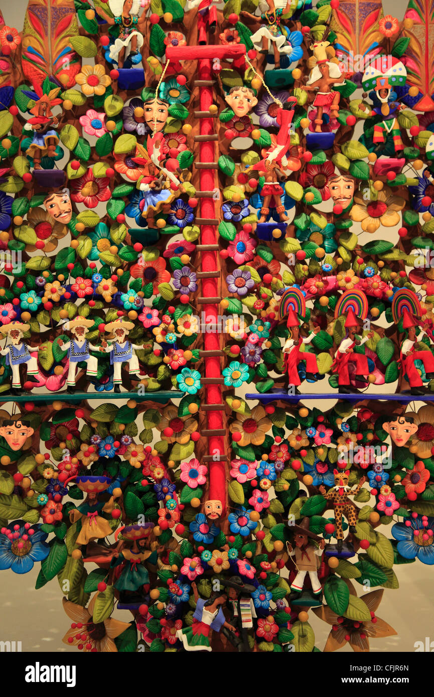 Tree of Life, Museum of Popular Art, Mexico City, Mexico, North America Stock Photo