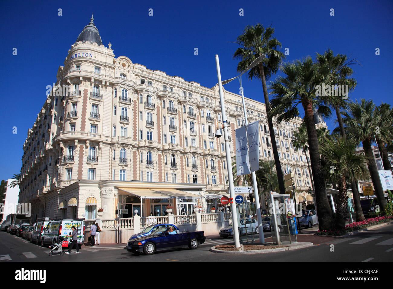 Carlton Hotel, French Riviera, Mediterranean, France, Europe Stock