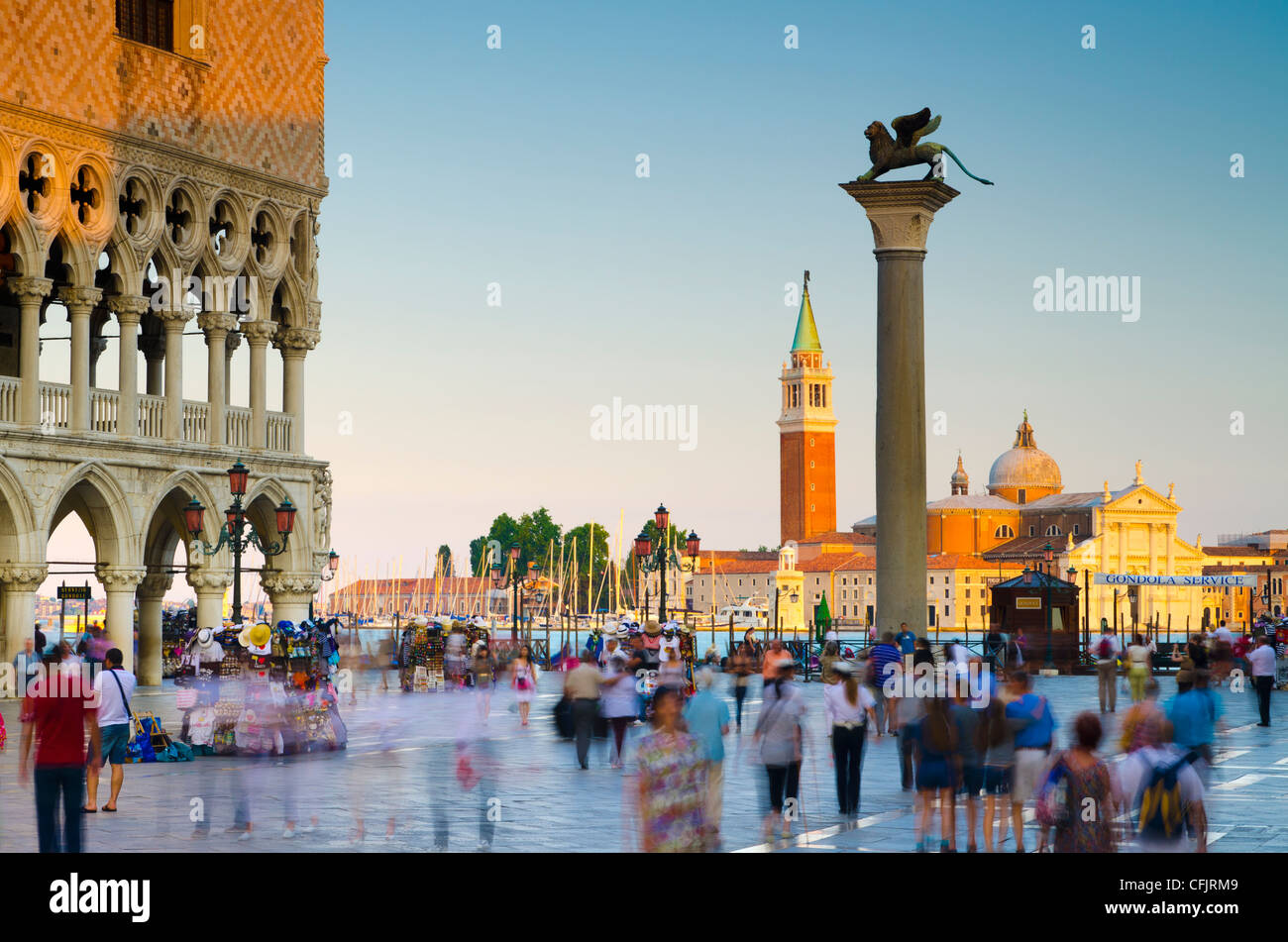 St. Mark's Square (Piazza San Marco), Veneto, Italy, Europe Stock Photo