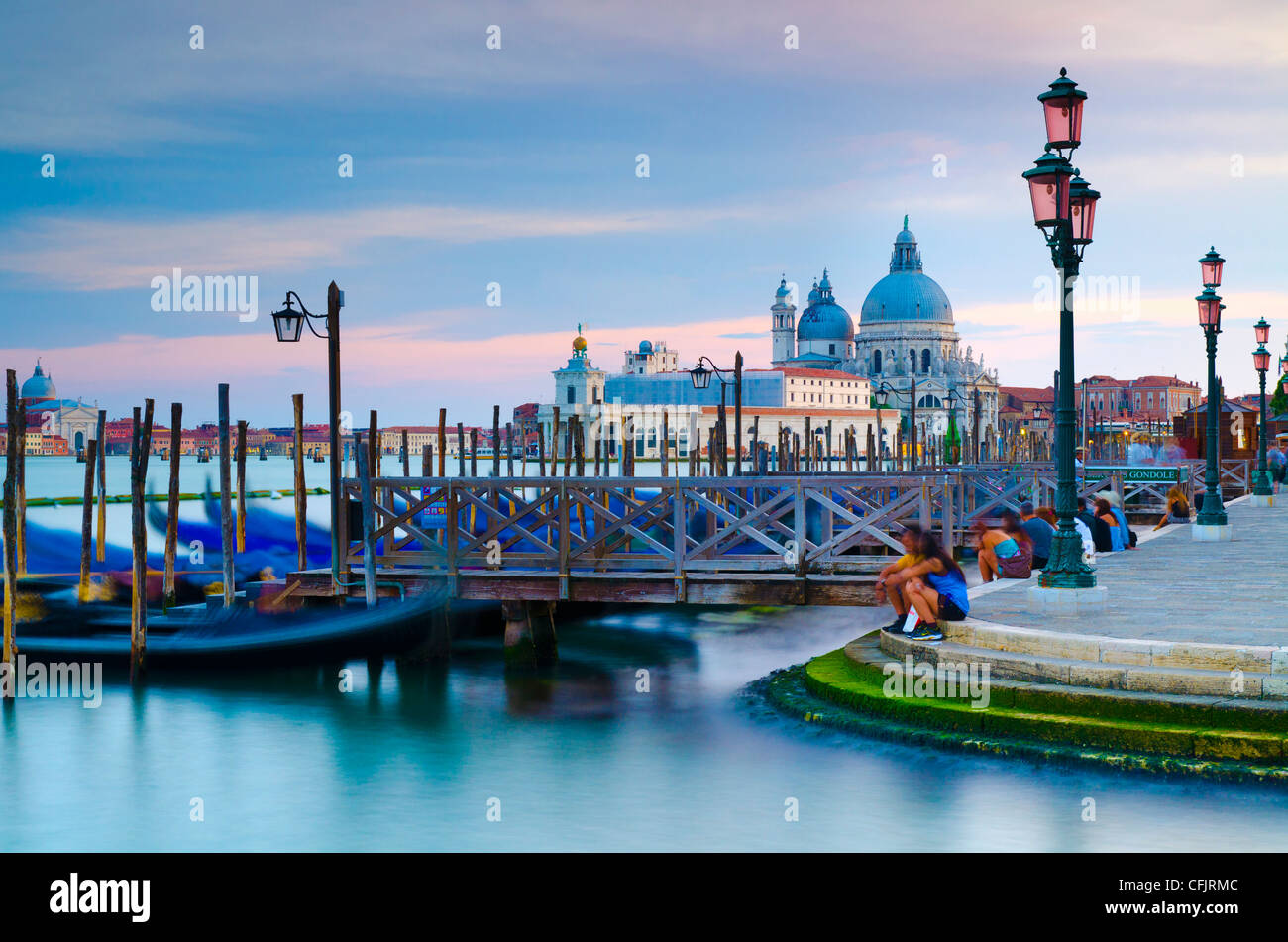 Santa Maria della Salute Church across Basino di San Marco, Venice, UNESCO World Heritage Site, Veneto, Italy, Europe Stock Photo