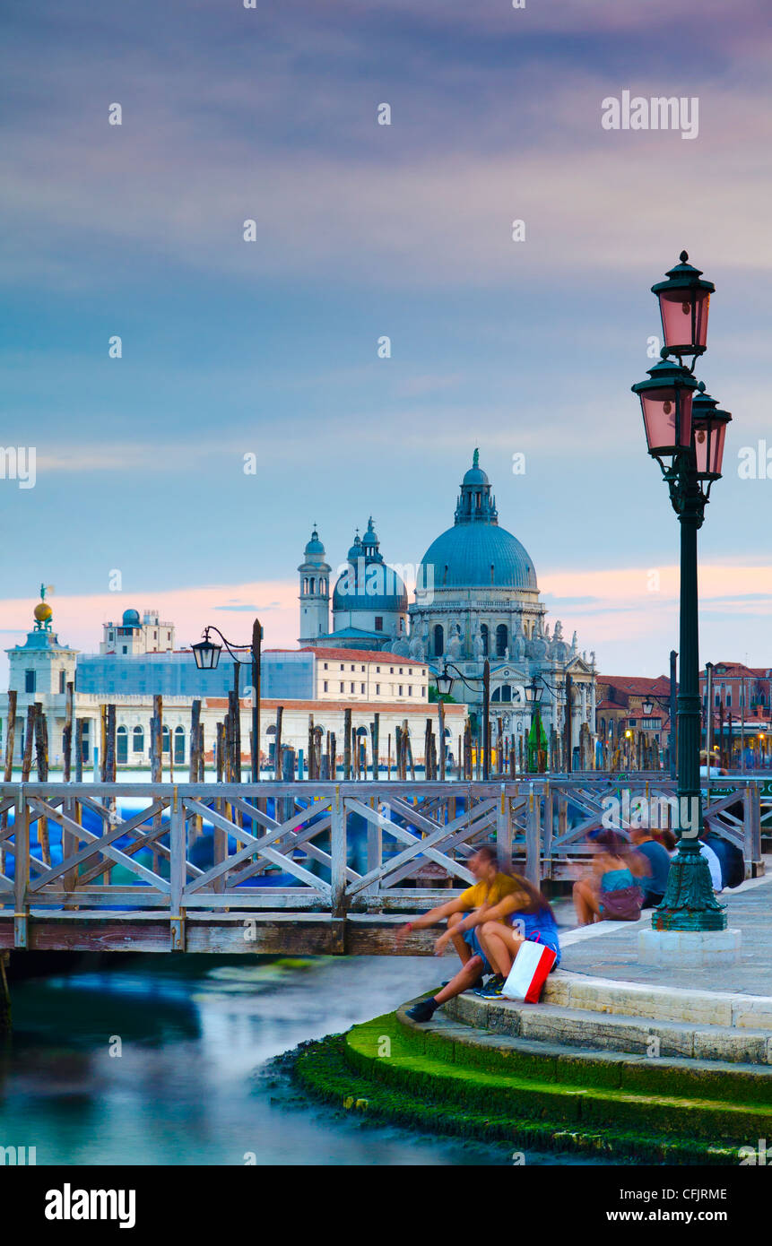 Santa Maria della Salute Church across Basino di San Marco, Venice, UNESCO World Heritage Site, Veneto, Italy, Europe Stock Photo