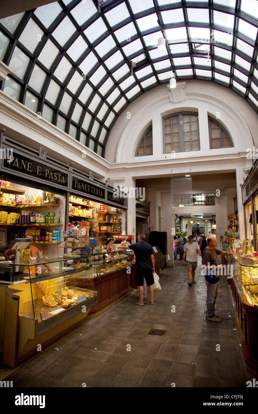 Arcade market, Modena, Emilia Romagna, Italy, Europe Stock Photo