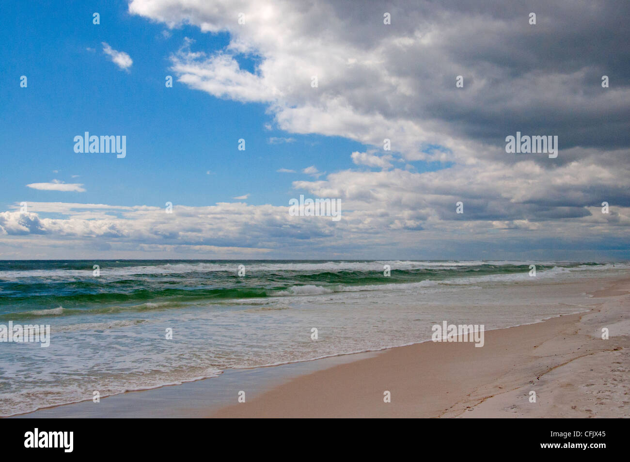The beach on Okaloosa Island Stock Photo Alamy