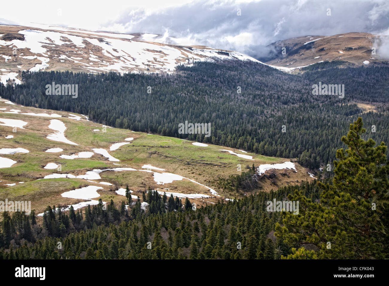 Горы Адыгеи — панорама