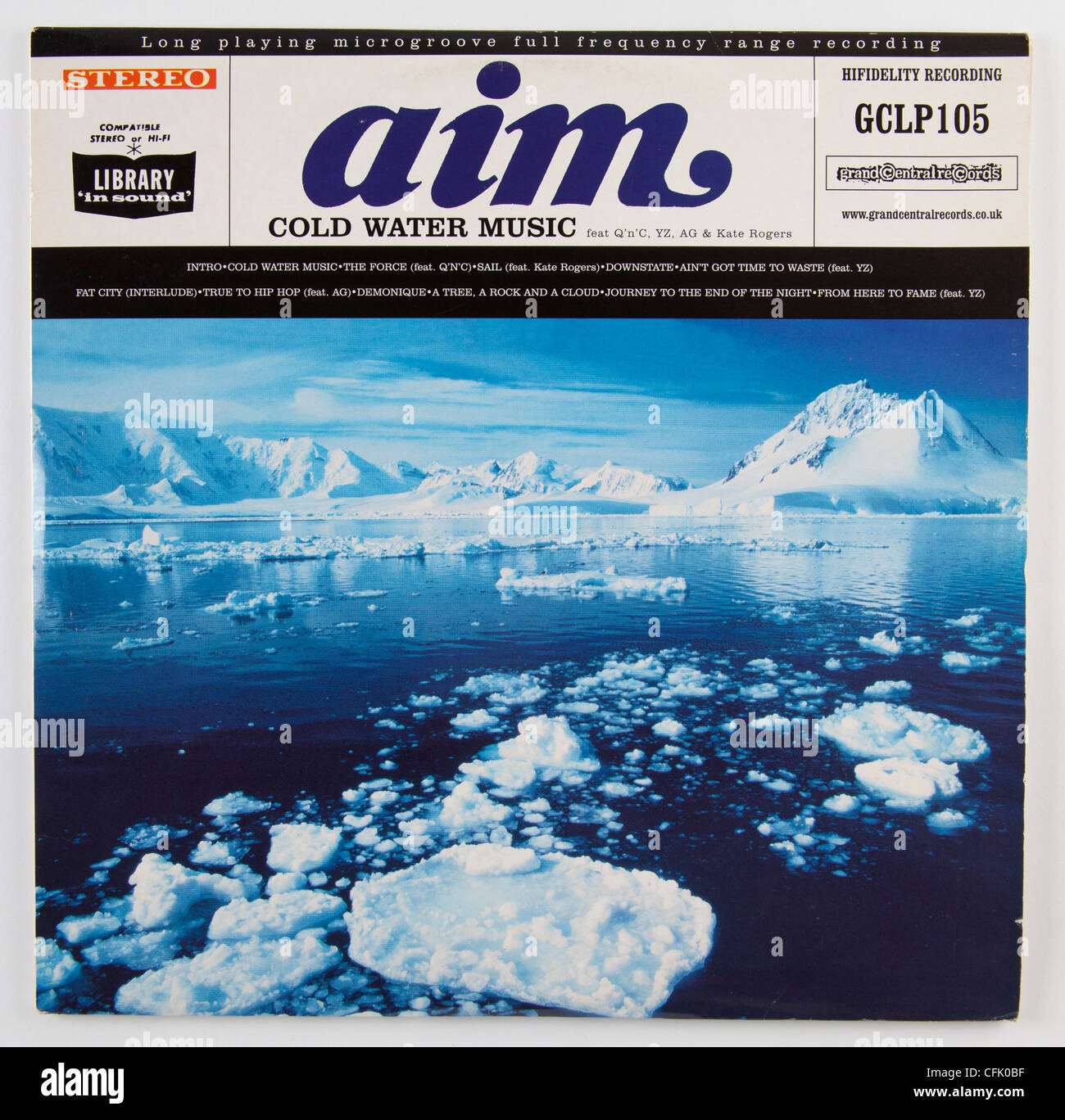 Aim, Cold Water Music album cover Stock Photo - Alamy