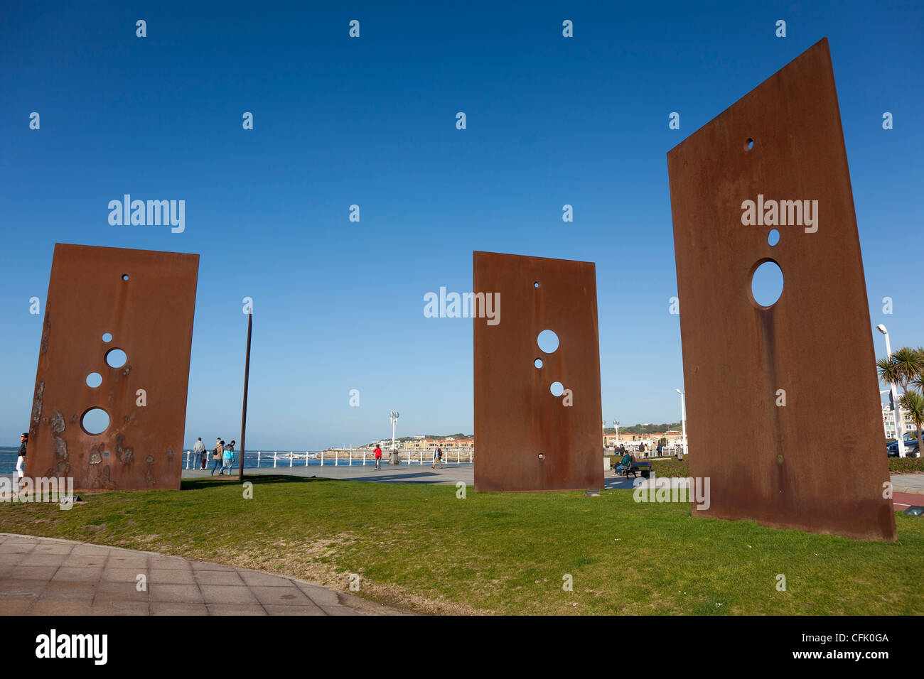 'Sombras de Luz', Gijon, Asturias, Spain Stock Photo