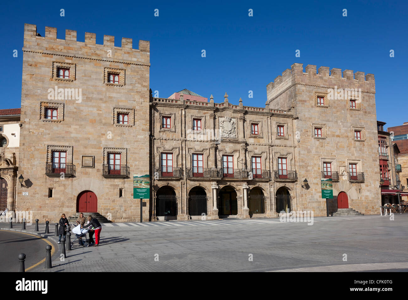 Palace of Revillagigedo, Gijon, Asturias, Spain Stock Photo