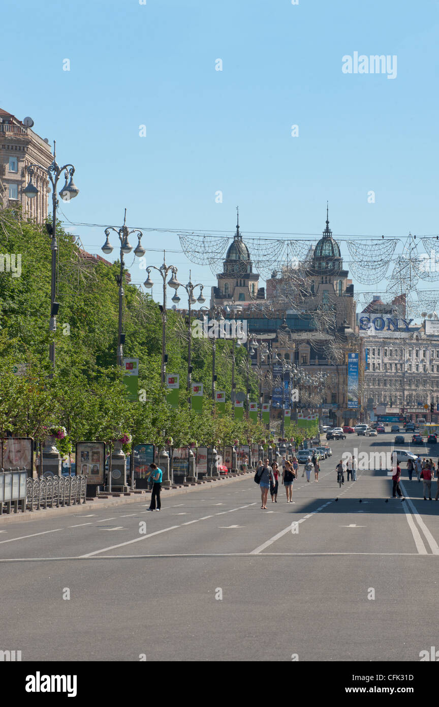Khreschatyk Kiev, Ukraine, Europe Stock Photo - Alamy