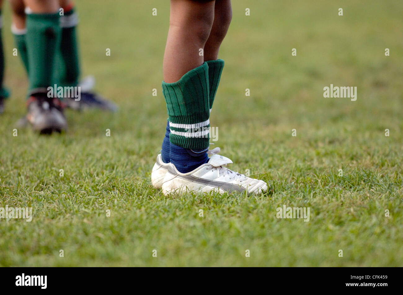 cleats and shin guards