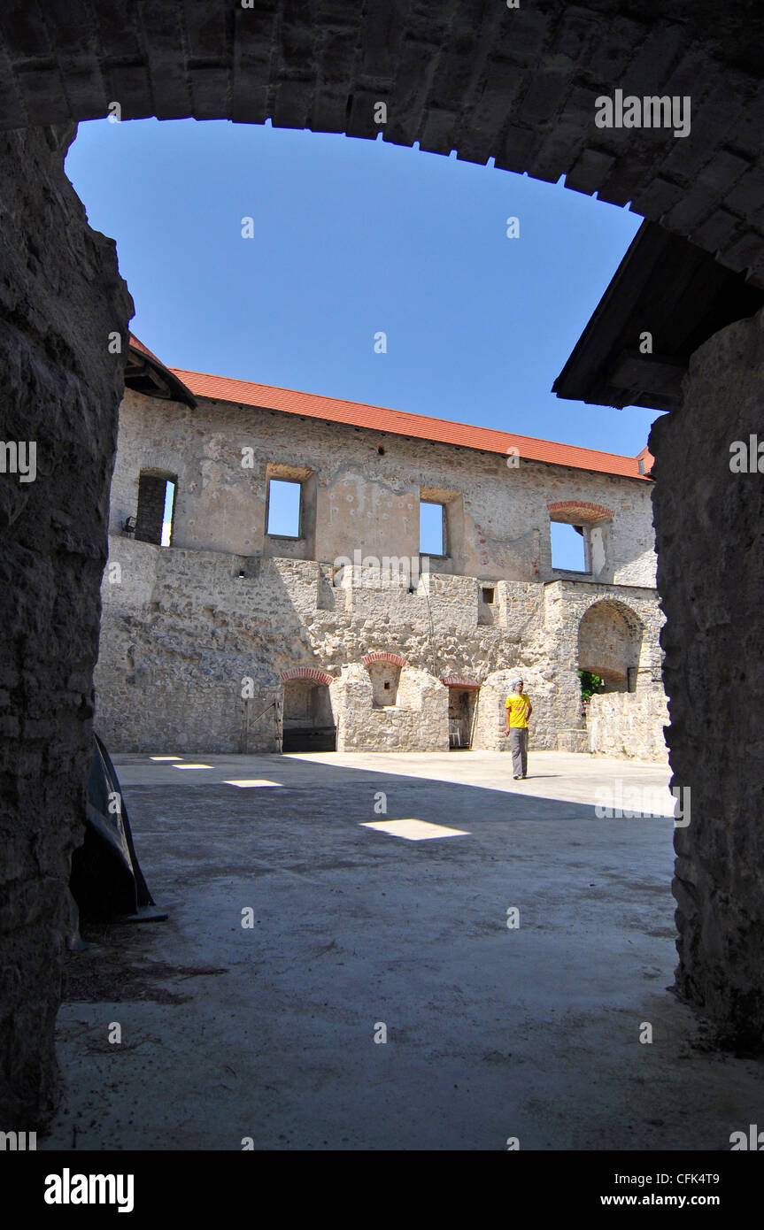 Zuzemberk castle Stock Photo - Alamy