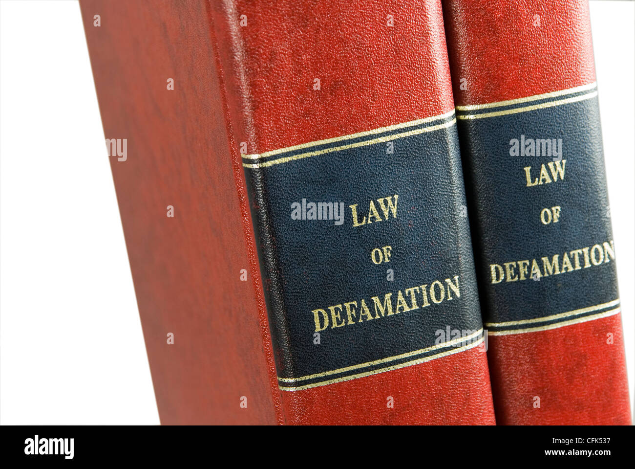 Law of Defamation legal books Stock Photo - Alamy