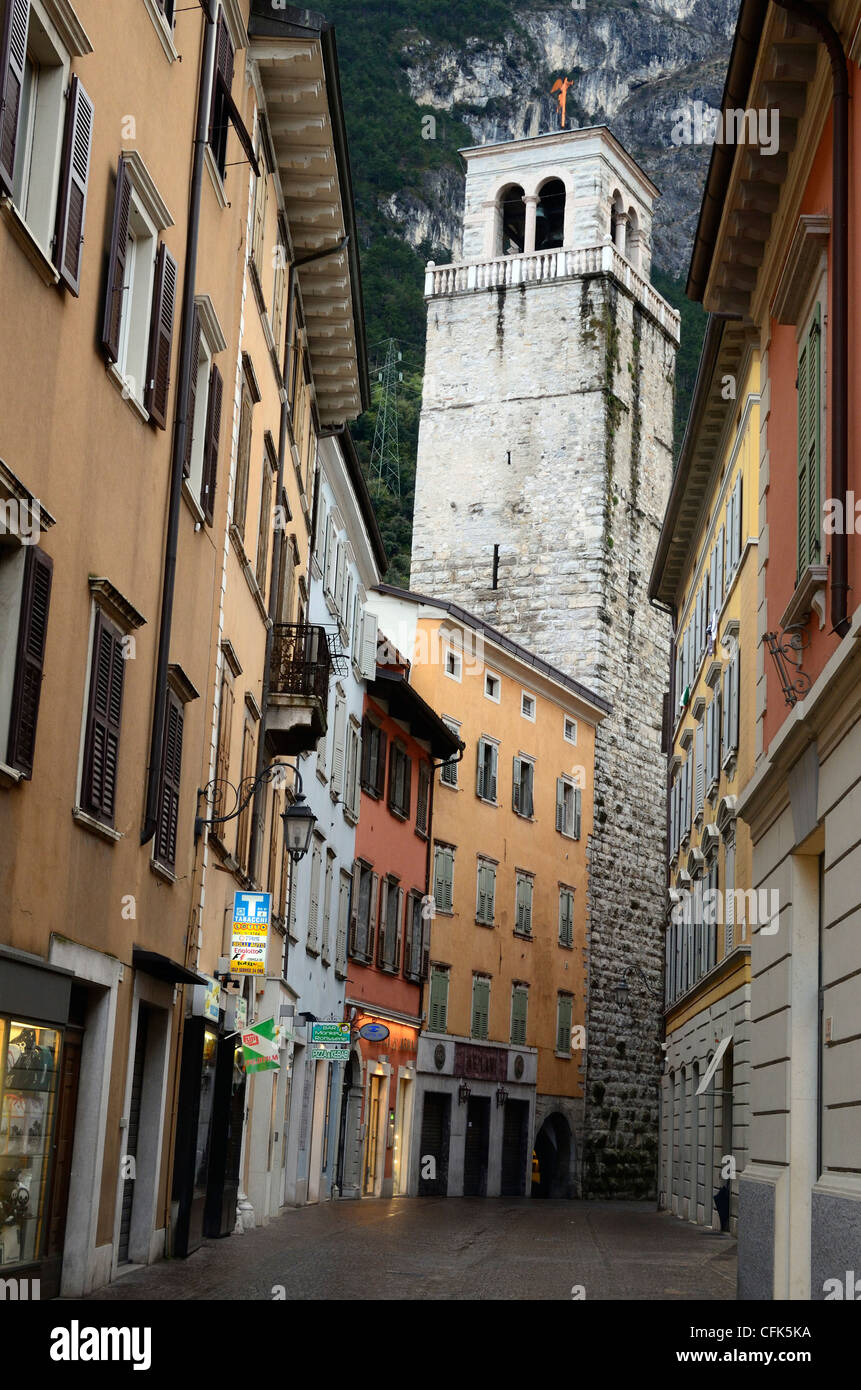 Street in Riva del Garda, Italy Stock Photo - Alamy