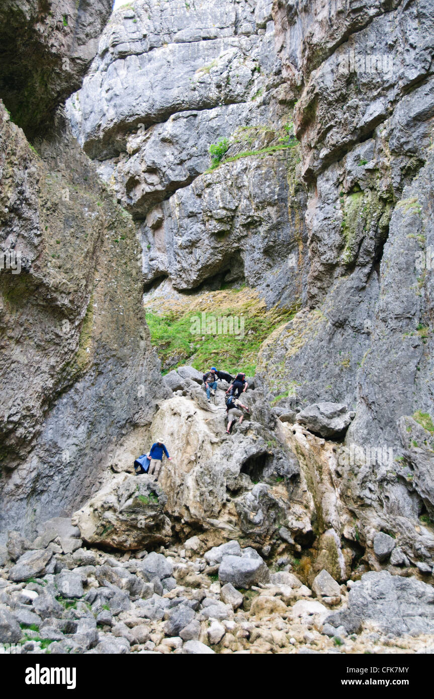 Limestone Ravines Gordale Scar is a dramatic limestone ravine,Climbers Paradise,Abseiling ...