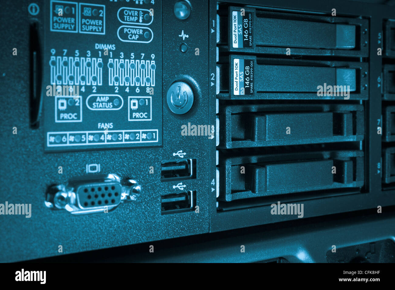 Detail of hard drive cluster in data center Stock Photo Alamy