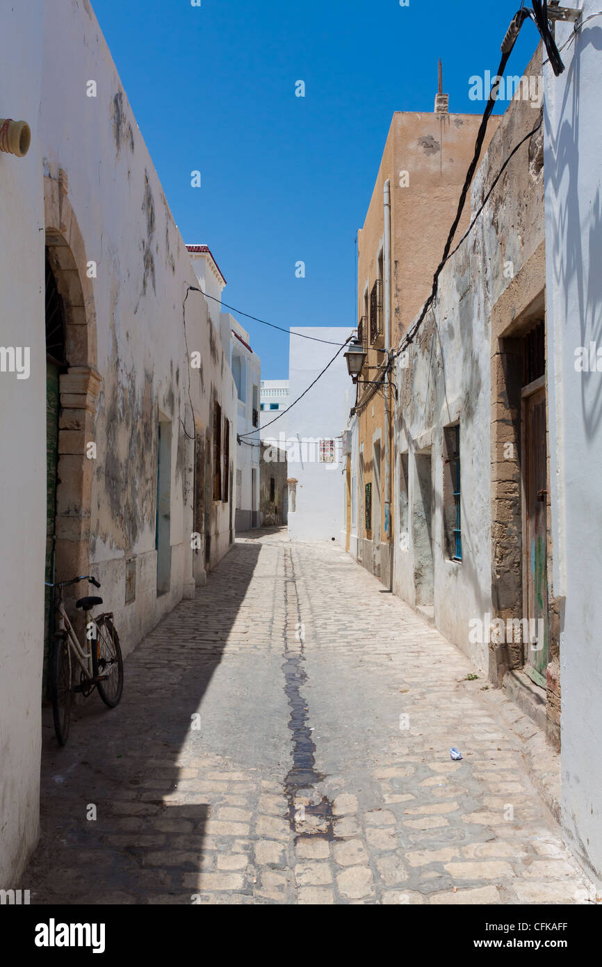 Street in the town of Mahdia, Tunisia Stock Photo Alamy