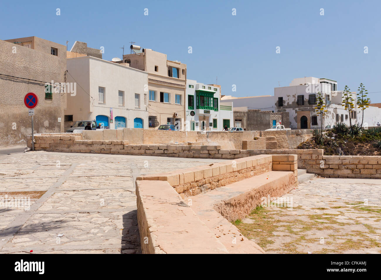 Street in the town of Mahdia, Tunisia Stock Photo Alamy