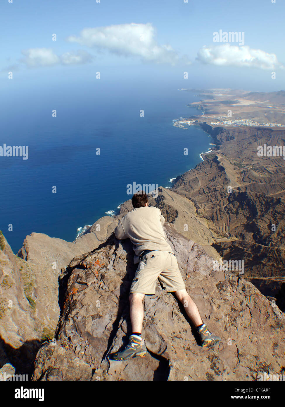 view of north west coast of gran canaria Stock Photo