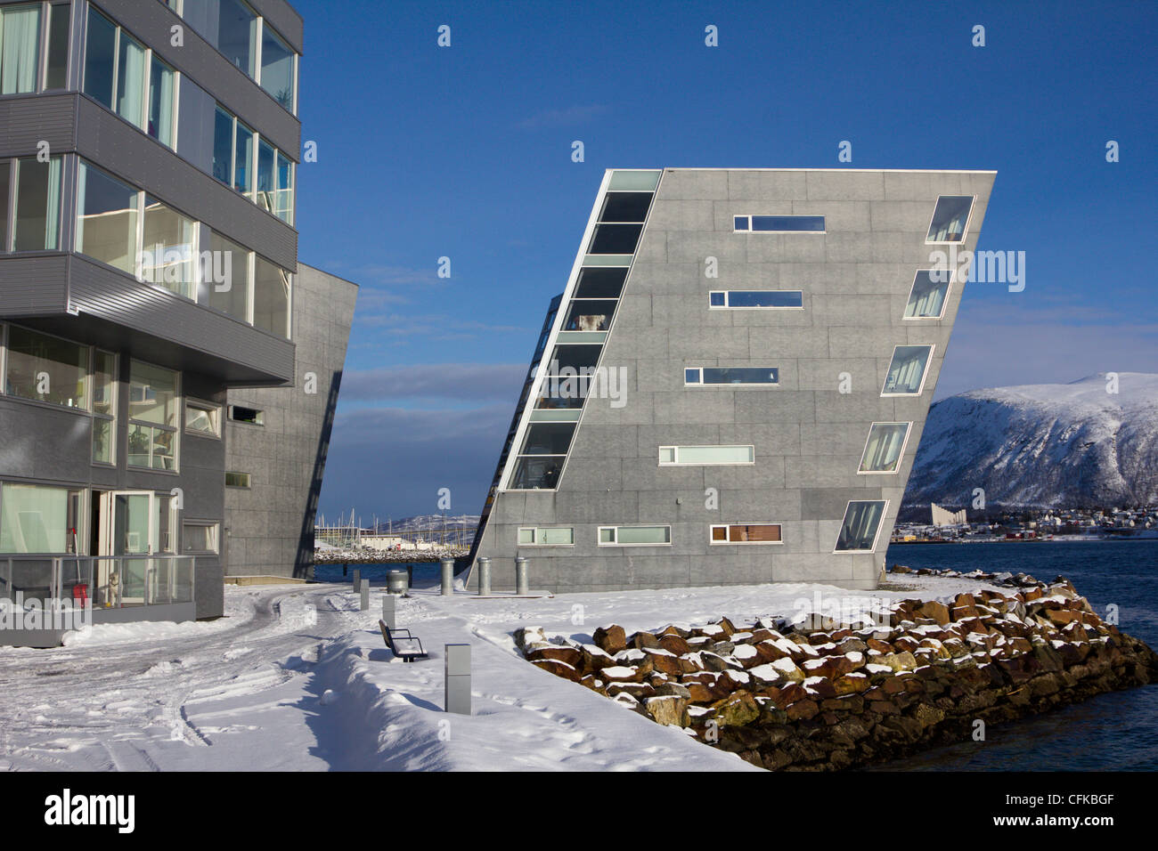 hjalmar johansens gt flats apartments downtown tromso northern norway
