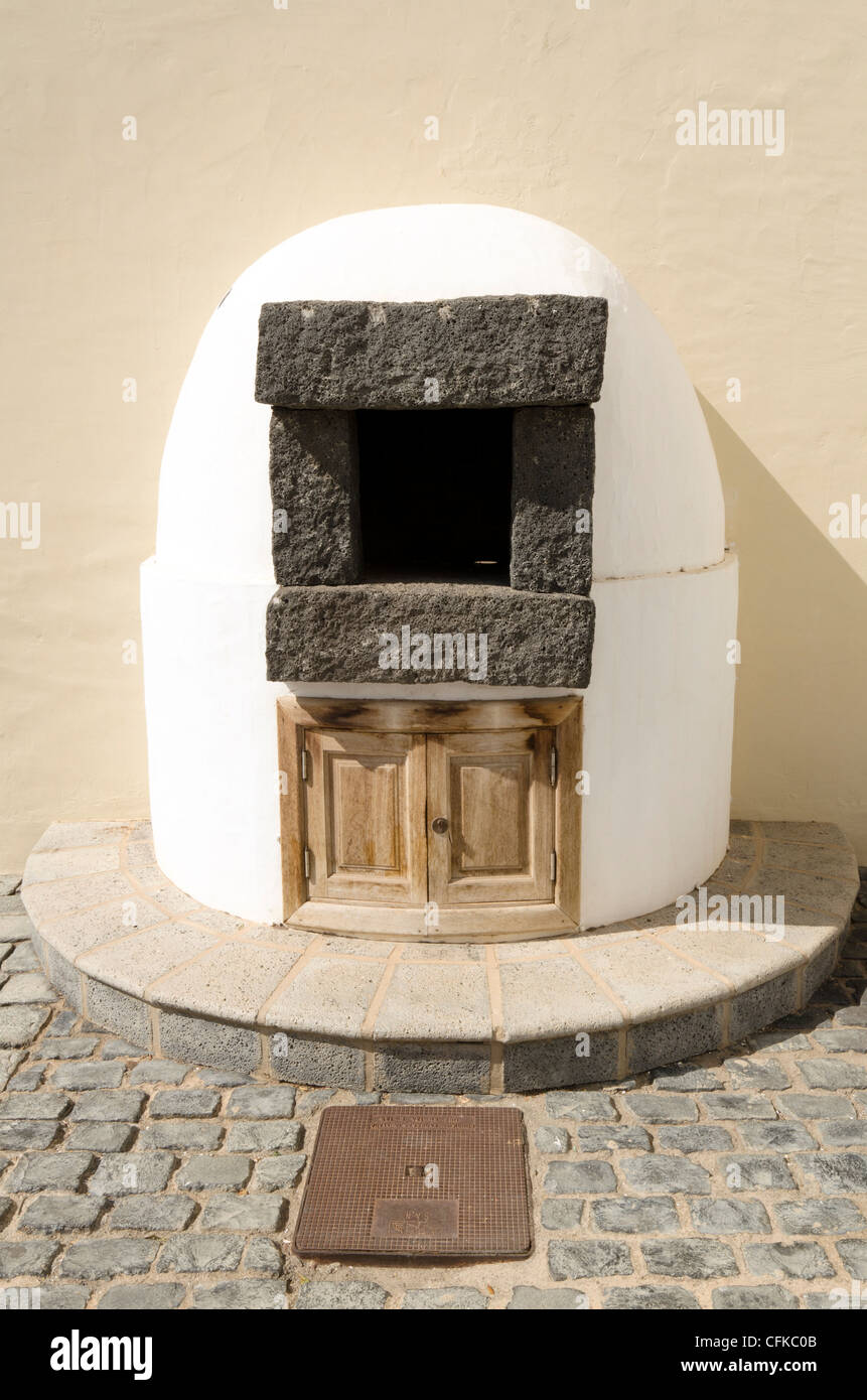 Bread and pizza oven at the Rubicon Marina in Playa Blanca Lanzarote, Canary Islands Stock
