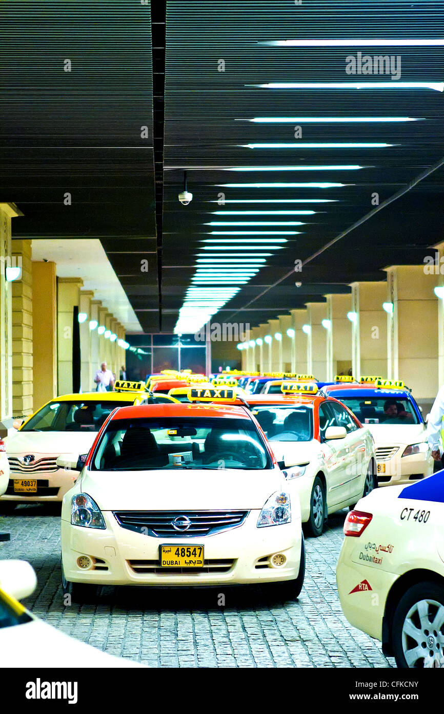 duabi taxis Stock Photo