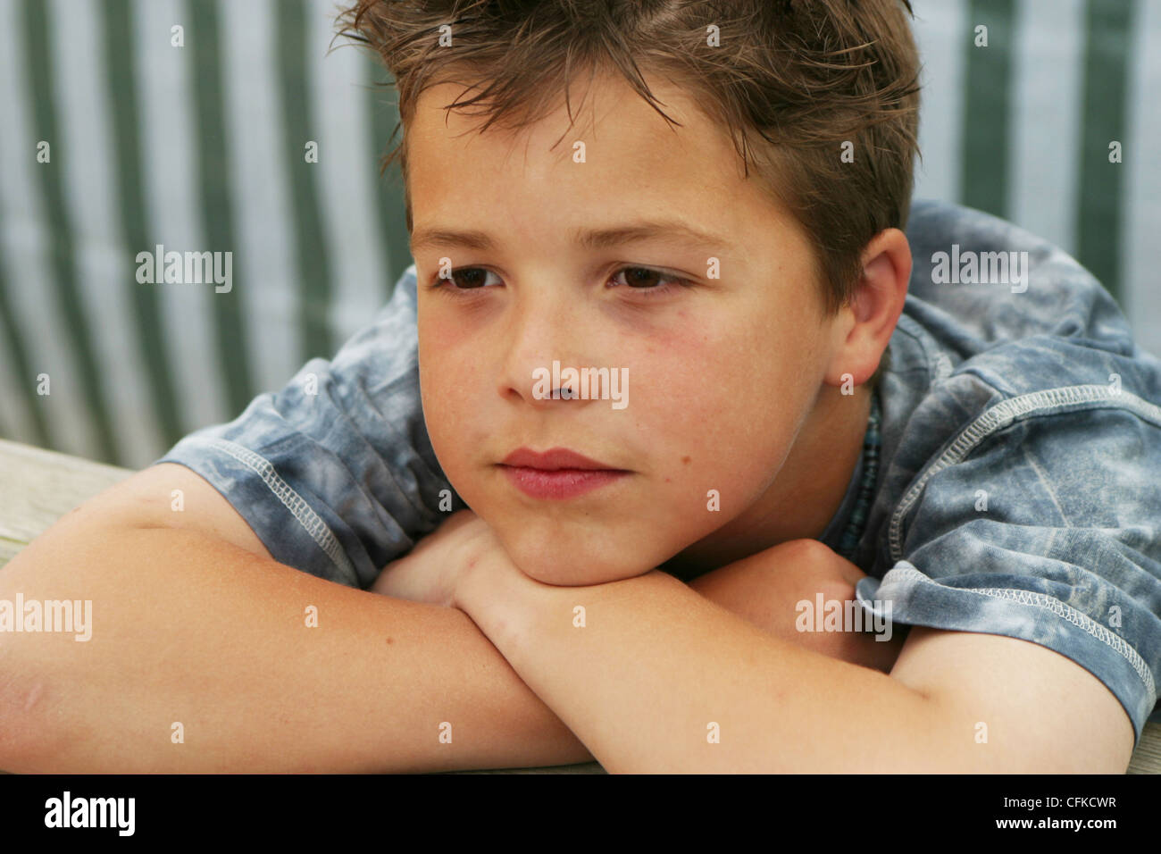 Unhappy child Stock Photo
