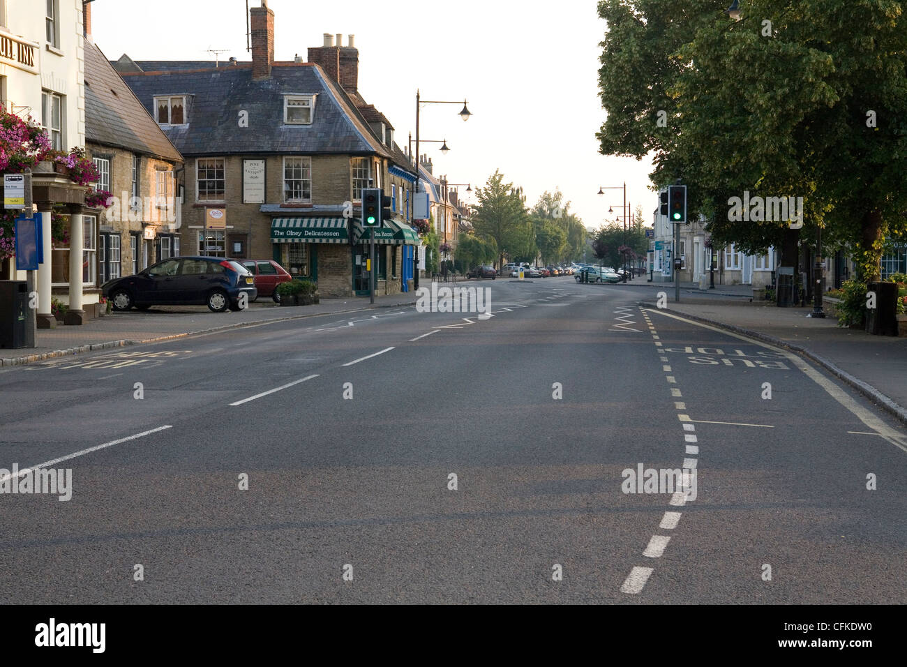 Olney high street hires stock photography and images Alamy
