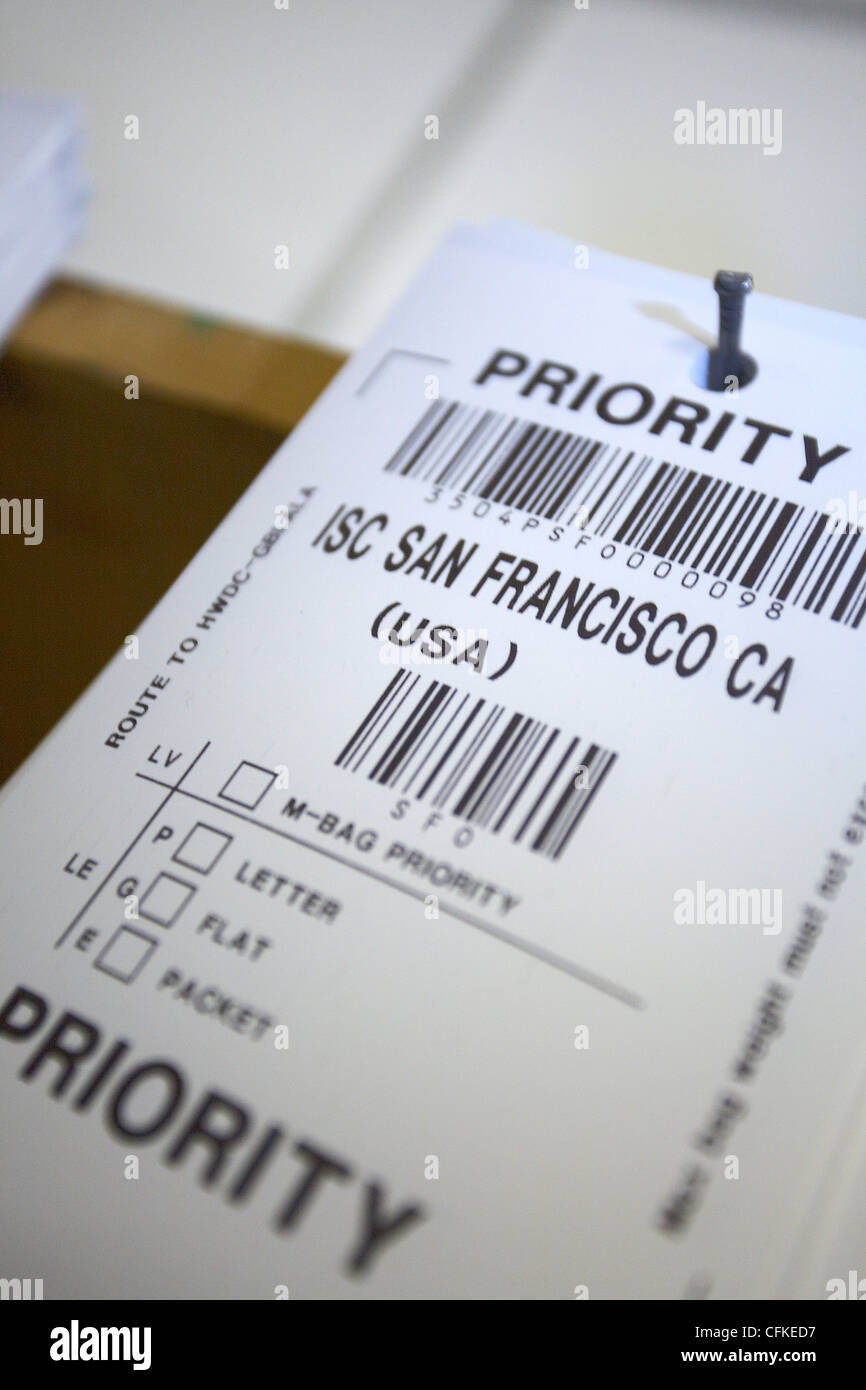 Priority San Francisco Stock Photo